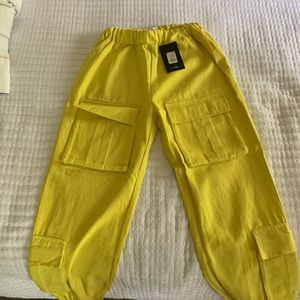 Brand new Yellow joggers